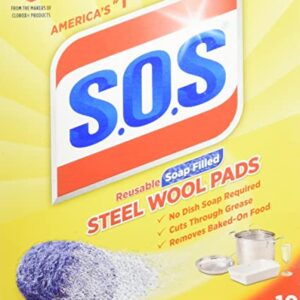 S.O.S Steel Wool Soap Pads 10.0 ea