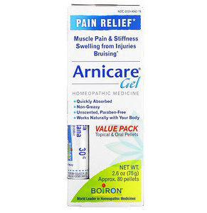 Boiron, Topical & Oral Pellets Value Pack, Arnica Gel Pain Relief, Approx. 80 Pellets, 2.6 oz (75 g)