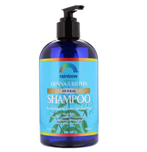 Rainbow Research Henna and Biotin Herbal Shampoo 12 fl oz Liquid