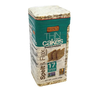 Suzie's Whole Grain Thin Cakes Spelt & Flax Seeds -- 4.6 oz
