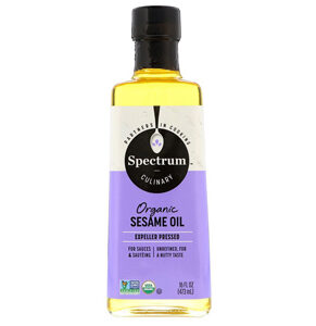 Spectrum Culinary, Organic Sesame Oil, Expeller Pressed, 16 fl oz (473 ml)