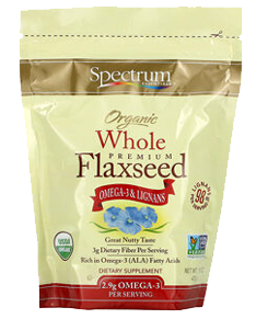 Best online shopping sites in usa - Spectrum Essentials, Organic Whole Premium Flaxseed, 15 oz (425 g)