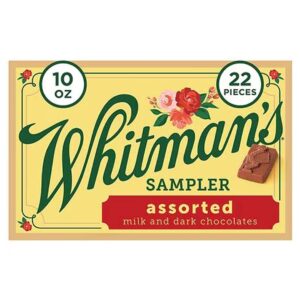 Whitman's Sampler Gift Box Assorted Milk & Dark Chocolate, 10.0 OZ