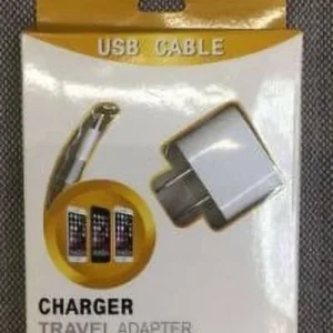 Wall Charger with cable, 2.0AMP 1-Port USB Wall Charger Home Travel Plug Power Adapter For iPhone 7/7 Plus 6/6s 6/6s plus 5S 5 4S, Samsung S7 S6 S5 S4,Fast charging (White)