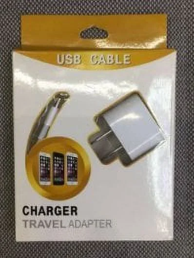 Best online shopping sites in usa - Wall Charger with cable, 2.0AMP 1-Port USB Wall Charger Home Travel Plug Power Adapter For iPhone 7/7 Plus 6/6s 6/6s plus 5S 5 4S, Samsung S7 S6 S5 S4,Fast charging (White)