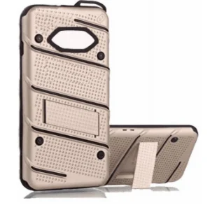 Phantom Hybrid hard tough dual layer armor case for Samsung Galaxy phone (Gold)
