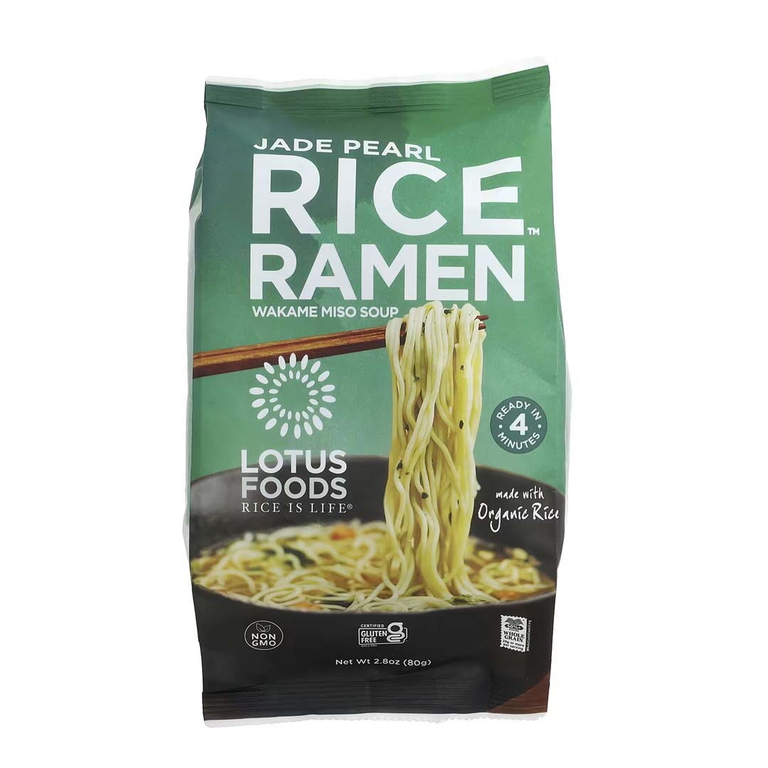 Best online shopping sites in usa - Lotus Foods, Jade Pearl Rice™ Ramen, Wakame Miso Soup, 2.8 oz (80 g)