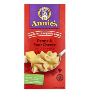 Annie's Homegrown, Pasta & Cheese, Penne & Four Cheese, 5.5 oz (156 g)