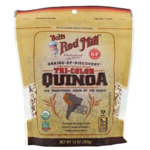 Bob's Red Mill, Organic Tri-Color Quinoa, Whole Grain, 13 oz (369 g)