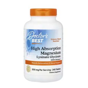Doctor's Best, High Absorption Magnesium, 240 Tablets (100 mg Per tablet)
