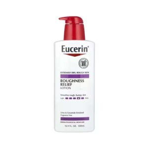 Eucerin, Roughness Relief Lotion, Fragrance Free, 16.9 fl oz (500 ml)