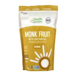 Health Garden, Monk Fruit with Erythritol, Classic, 1 lb (454 g)