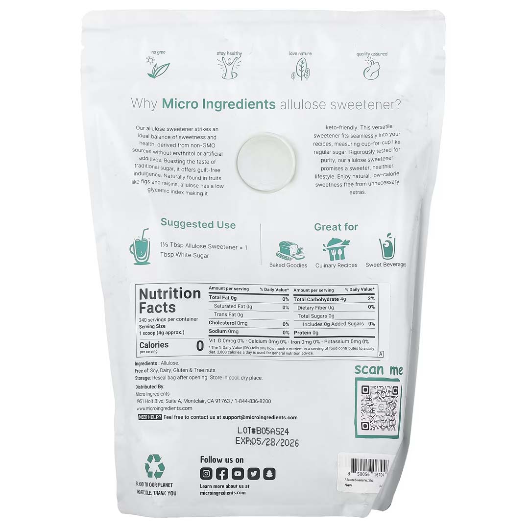 Best online shopping sites in usa - Best online shopping sites in usa - Micro Ingredients, Allulose Sweetener, 3 lb (1,361 g)