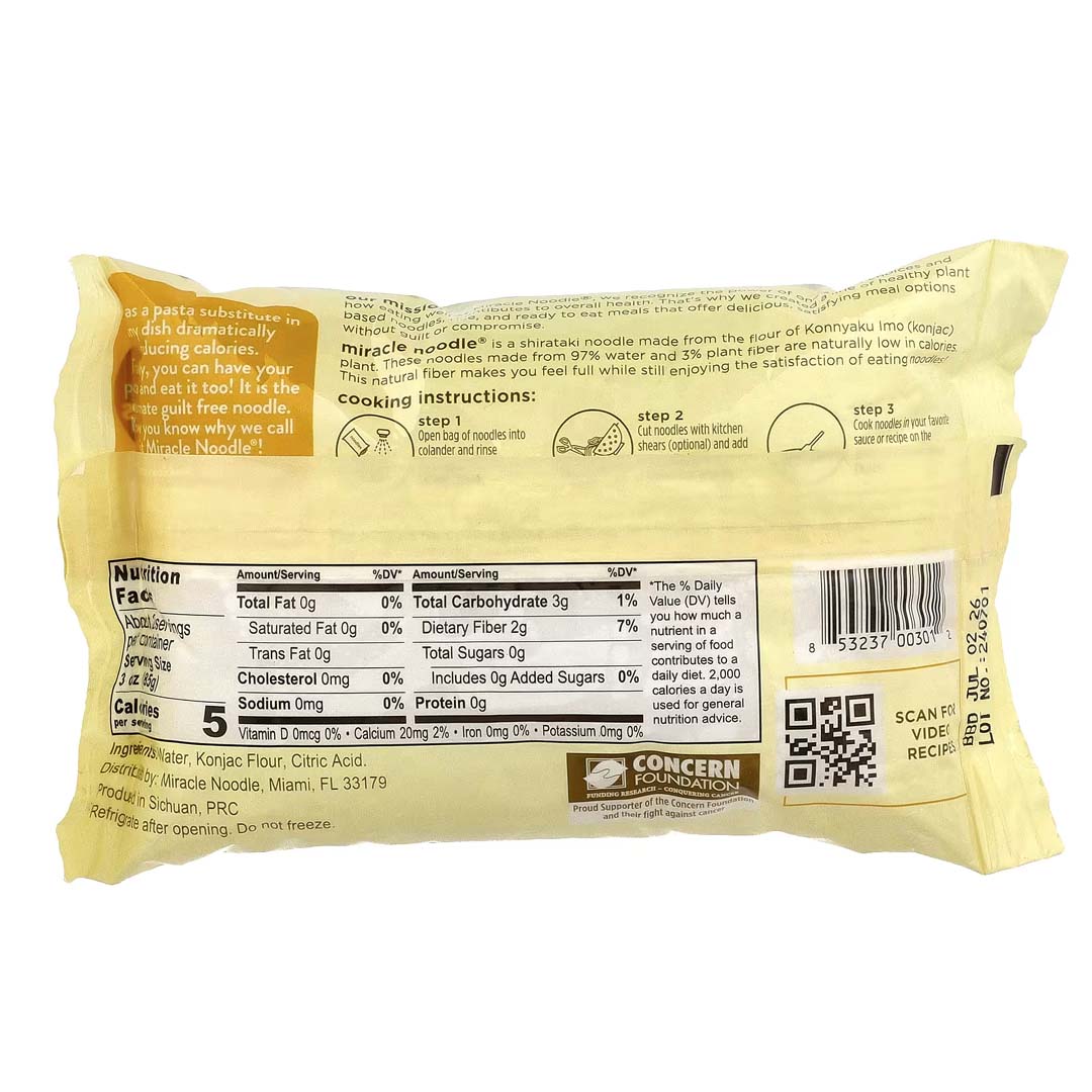 Best online shopping sites in usa - Miracle Noodle, Fettuccine Style, 7 oz (200 g) - Image 3