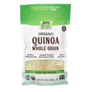 NOW Foods, Organic Quinoa, Whole Grain, 16 oz (454 g)