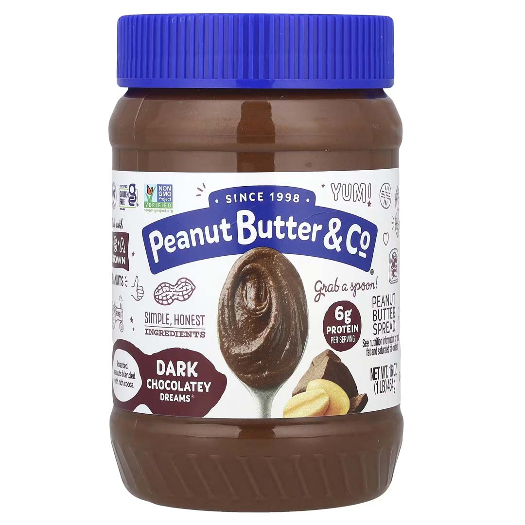 Best online shopping sites in usa - Peanut Butter & Co., Peanut Butter Spread, Dark Chocolatey Dreams®, 16 oz (454 g)