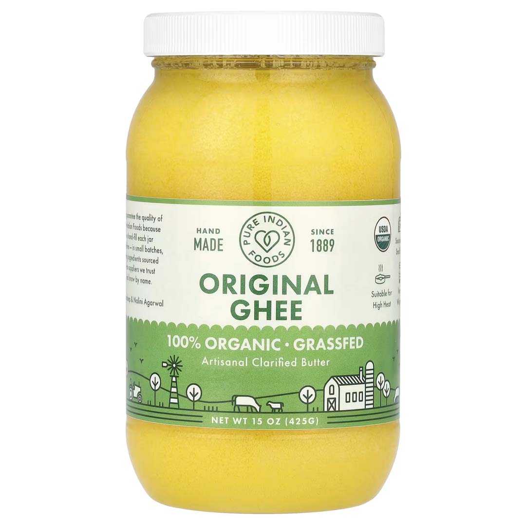 Best online shopping sites in usa - Pure Indian Foods, Organic Artisanal Clarified Butter, Original Ghee, 15 oz (425 g)