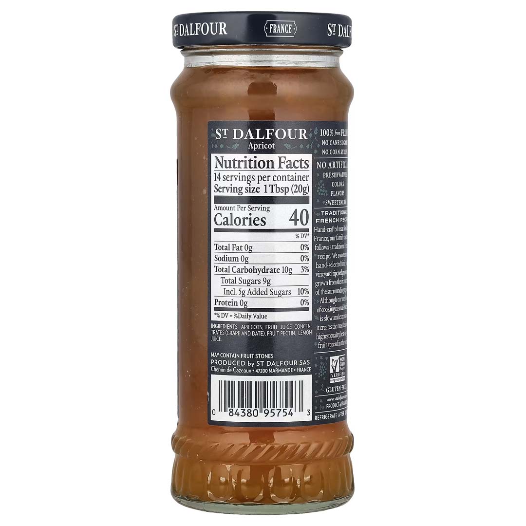 Best online shopping sites in usa - St. Dalfour, Apricot Fruit Spread, 10 oz (284 g) - Image 2