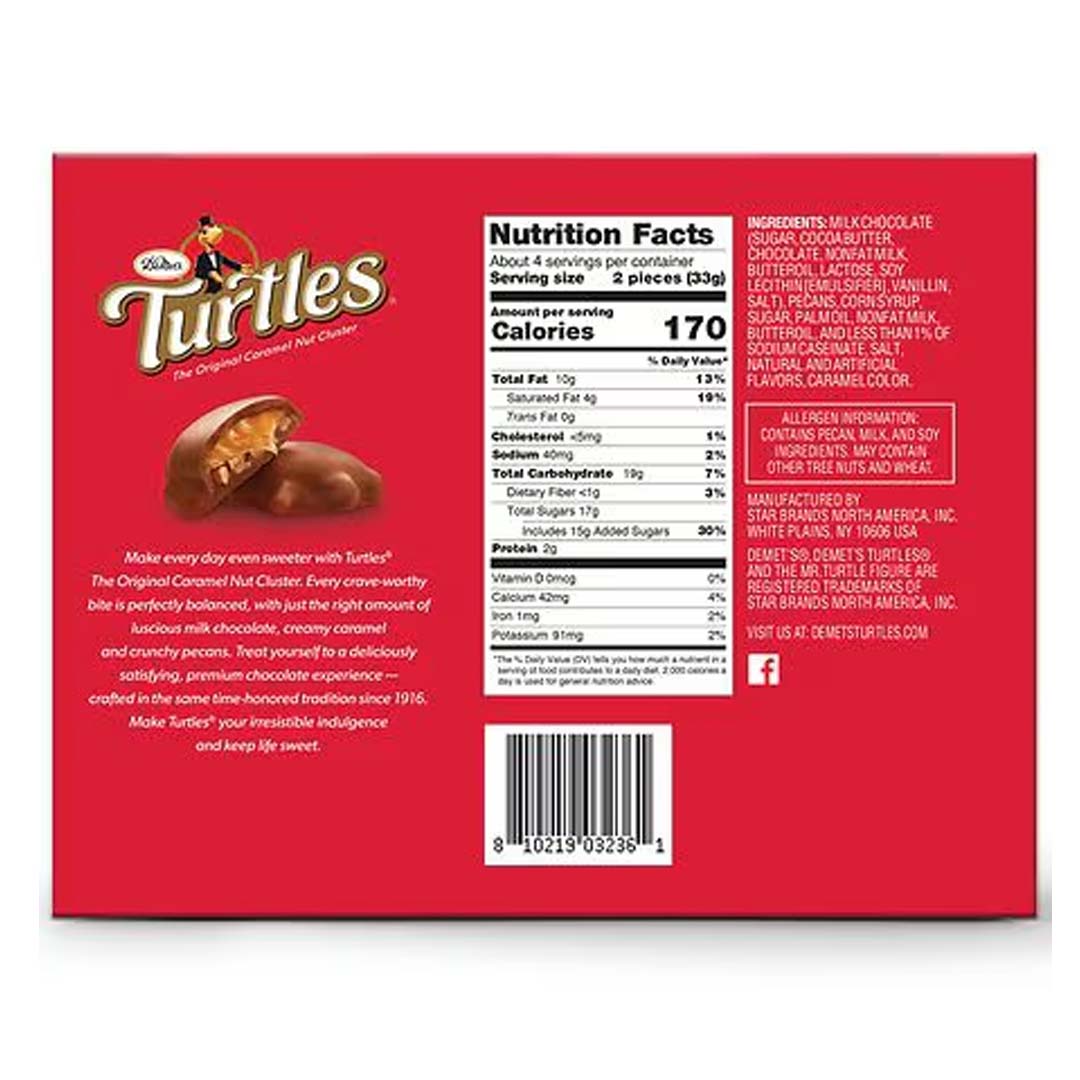 Best online shopping sites in usa - Turtles The Original Caramel Nut Cluster, 4.6 oz