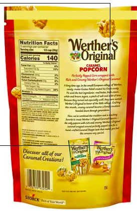 Best online shopping sites in usa - Werther's Original Classic Caramel Popcorn, 5.29 oz(pack2) - Image 2