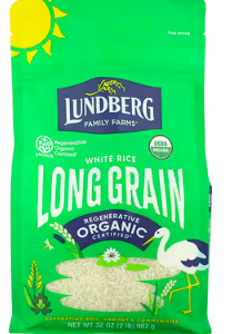 Lundberg, Organic White Long Grain Rice, 32 oz (907 g)