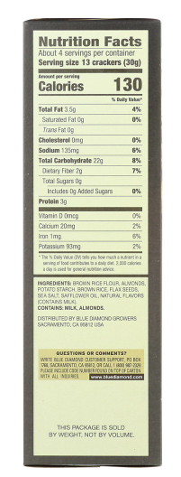 Best online shopping sites in usa - Blue Diamond Nut Thins Artisan Flax Seed Box-4.25 Oz - Image 2