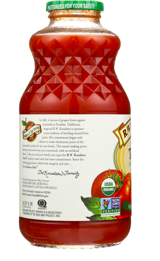 Best online shopping sites in usa - R.W. Knudsen Family Organic Juice Tomato 32 fl oz - Image 2