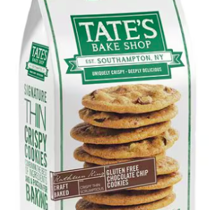 Tate's Bake Shop Cookies Gluten Free Chocolate Chip, 7.0 oz(pack2)
