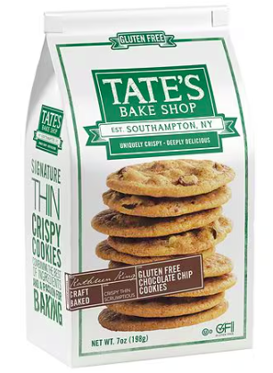 Best online shopping sites in usa - Tate's Bake Shop Cookies Gluten Free Chocolate Chip, 7.0 oz(pack2)