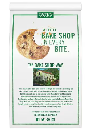 Best online shopping sites in usa - Tate's Bake Shop Cookies Gluten Free Chocolate Chip, 7.0 oz(pack2) - Image 2