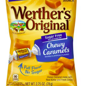 Werther's Original Sugar Free Chewy Caramels, 2.75 oz