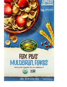 Nature's Path, Organic Flax Plus® Multibran Flakes Cereal, 13.25 oz (375 g)