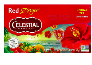 Celestial Seasonings, Herbal Tea, Red Zinger®, Caffeine Free, 20 Tea Bags, 1.7 oz (49 g)