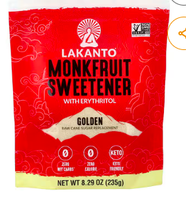 Best online shopping sites in usa - Lakanto, Monkfruit Sweetener with Erythritol, Golden, 8.29 oz (235 g)