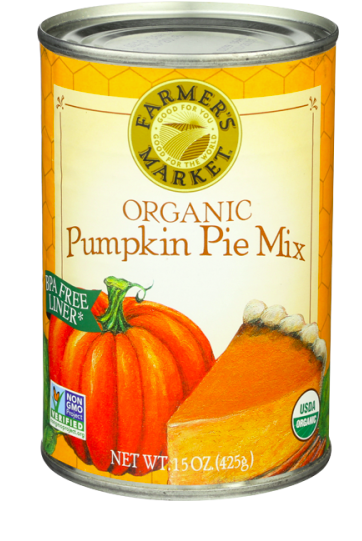 Best online shopping sites in usa - Farmer's Market Organic Canned Pumpkin Pie Mix 15 oz