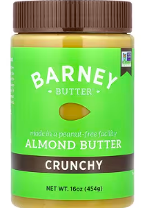 Barney Butter, Almond Butter, Crunchy, 16 oz (454 g)
