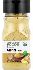 California Gold Nutrition, Foods, Organic Ginger, Ground, 2 oz (56 g)