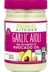 Primal Kitchen, Real Mayonnaise Made with Avocado Oil, Garlic Aioli, 12 fl oz (355 ml)