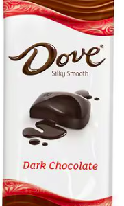 Dove Dark Chocolate Candy Bar, 3.9 oz