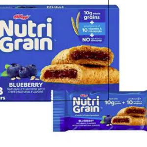 Nutri-Grain Breakfast Bars Blueberry, 1.3 oz, 8 pack