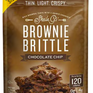 Brownie Brittle Snack Chocolate Chip, 2.75 oz(pack2)