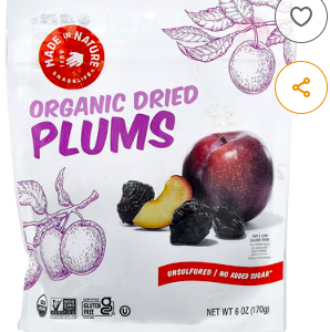 Made in Nature, Organic Dried Plums, 6 oz (170 g)