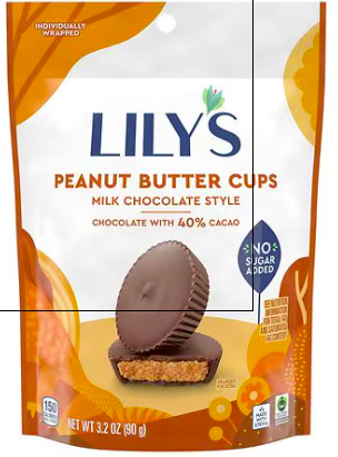 Best online shopping sites in usa - Lily's Peanut Butter Cups Milk Chocolate, 3.2 oz