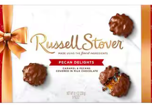Best online shopping sites in usa - Russell Stover Milk Chocolate Pecan Delights, 0.9 oz, 9 pack