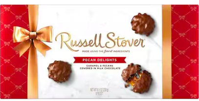 Best online shopping sites in usa - Russell Stover Milk Chocolate Pecan Delights, 0.9 oz, 9 pack
