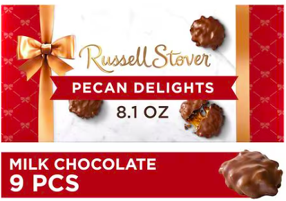 Best online shopping sites in usa - Russell Stover Milk Chocolate Pecan Delights, 0.9 oz, 9 pack - Image 3