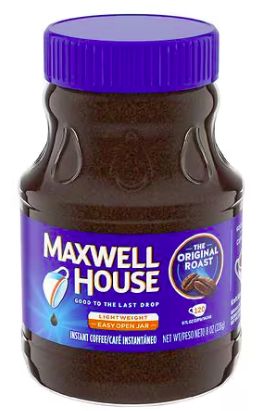 Best online shopping sites in usa - Maxwell House Original Roast Ground Instant Coffee, Caffeinated Regular, 8.0 oz