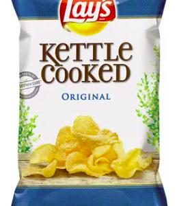 Lay's Kettle Chips Original, 8.0 oz