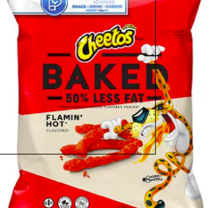 Cheetos Baked Cheese Flavored Snacks Flamin' Hot, 2.75 OZ 3.8 17(PACK2)