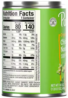 Best online shopping sites in usa - Pacific Foods Organic Chicken Noodle Soup Chicken Noodle, 16.1 oz(PACK2) - Image 3